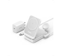 Anker B2557321 chargeur d'appareils mobiles Casques, Casque, Smartphone, Smartwatch Blanc Secteur Recharge sans fil Charge rapide Intérieure