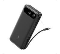 Anker Batterie Externe 20000 mAh 87W Max avec câble USB-C intégré, Power Bank Charge Rapide Chargeur Portable, USB C Input & Output, pour MacBook
