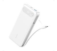 Anker Batterie Externe 20000 mAh 87W Max avec Câble USB C Intégré | Power Bank Charge Rapide, Chargeur Portable, Entrée et Sortie USB C, pour MacBook, iPhone 17 Pro Max/16, Samsung et Autres