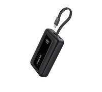 Anker Batterie Externe 20000mAh 30W Zolo Haute Vitesse, Câble USB C Intégré, 1 Port USB C & A, pour iPhone 17 16 15, MacBook, Galaxy, et Autres