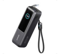 Anker Tech - Batterie externe 25000mAh, 3x USB-C 100W, câble intégré+rétractable - MacBook & iPhone