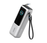 PowerBank Anker (25K, 165 W, câble intégré + câble rétractable) Silver