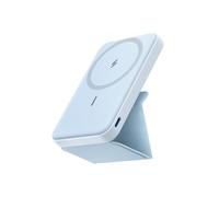 Anker Batterie Externe magnétique 622 (MagGo), 5000 mAh, Chargeur Portable sans Fil magnétique Pliable et USB-C pour iPhone 17/16/15 Series, Bleu Brumeux