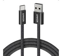 Anker Câble de charge USB C, en nylon tressé, pour Samsung Galaxy S24, S23, S22, Ultra Note 20, iPhone 17, 16, 15, 14, Pro Max, iPad, MacBook(1,8m)