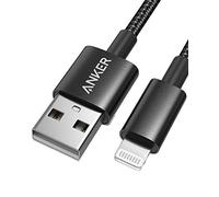 Anker cable iPhone, 1,8 m, 331, nylon de qualité supérieure, USB-A vers Lightning, câble de charge certifié MFi pour iPhone SE/XS/XS Max/XR/X/8 Plus/7/6 Plus, iPad, et bien plus encore