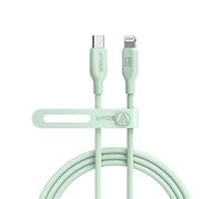Anker Câble iPhone USB C vers Lightning, 541 Câble Certifié MFi 1.8 m, Câble de Charge Rapide Biosourcé pour iPhone 13 13 Pro 12 11 X XS XR 8 Plus (chargeur non inclus), Vert Naturel