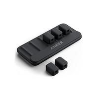 Anker Cable Manager, Magnetic Cable Holder, Multipurpose Cable Holder for Desks, 5 Clips for Lightning Cable, USB C Cable, Micro Cable, Sticks to Wood, Marble, Metal, Glass (Black)