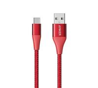 Anker Câble Powerline + II USB-A USB-C Rouge 0,9 m