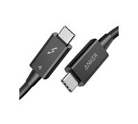 Anker Câble Thunderbolt 4, 100W USB-C vers USB-C, Affichage 8K/Transfert de Données 40 Gbit/s, iPhone 16/15/14, MacBook, iPad Pro, concentrateur, station d'accueil Type-C(0,7m)
