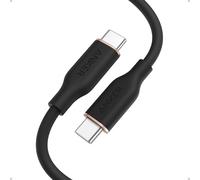 Anker USB C Cable, 240W Type C Flow Cord, Fast Charging for MacBook Pro, iPhone 17/16/15, iPad Pro, Samsung Galaxy,and More (USB 2.0, 3FT, Black)