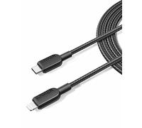 Anker Câble USB-C - Lightning, câble 310 USB-C - Lightning, certifié MFi, câble de charge rapide pour iPhone 14 Plus 14 Pro Max 13 Pro 12 11 X XS XR (Noir, 1,8m),