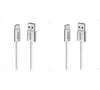 Anker Câble USB C vers USB A 1m Nylon Tressé,Compatible Samsung Galaxy S24/S23/S22 Ultra Note 20 iPhone 17 16 15 Pro Max, iPad,MacBook (Lot de 2)
