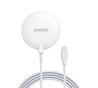 Anker Chargeur Induction Magnétique avec Câble USB C de 1,5 m Intégré, Wireless PowerWave Magnétique, pour iPhone Séries 17 16 15 14 (Adaptateur Non Inclus)
