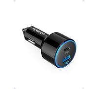 Anker - Chargeur de Voiture PowerDrive Speed+2-2 Ports USB C de 49 W avec Power Delivery - pour MacBook Pro/Air 2018, iPad Pro 2018, iPhone XS Max/XR/XS/X