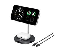 Chargeur sans fil Anker MagGo (2-en-1, socle) Noir