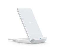 Anker Chargeur Induction iPhone PowerWave Stand 10W Chargeur sans Fil Rapide pour Samsung Galaxy S9, Compatible Standard 5W iPhone 17/16 Pro Plus, Mate 20(Chargeur Mural Non Inclus)