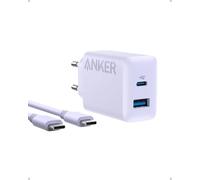 Anker Chargeur iPhone USB C 20 W, Chargeur iPad, Recharge Rapide, Compatible avec iPhone 16/16 Plus/16 Pro Max/15/iPad et Autres (câble USB C 150 cm Inclus)