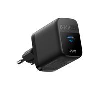 Anker Chargeur Secteur 45W Noir - 1x USB Type-C, Charge Rapide, 200-240V, Compatibilité Universelle, A2643G11, 37x35x40mm