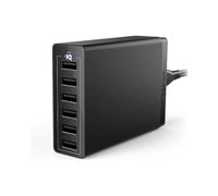 Anker PowerPort 6 Universel Noir Secteur Intérieure