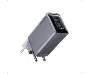 Anker Chargeur USB C 100 W Prime GaN, Chargeur Mural Anker Pliable et Compact GaN 3 Ports, pour MacBook, iPad, iPhone 16/16 Plus/16 Pro Max/15/14/13/12/11, Galaxy S24/S23, et Bien Plus Encore