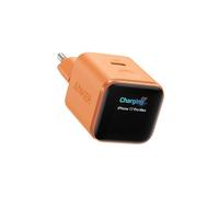 Anker Chargeur USB C à écran Intelligent 45W Nano, Recharge Rapide, Chargeur avec Reconnaissance Intelligente, Mode Care, Compact, pour iPhone séries 17/16/15, iPad, MacBook (Câble Non Inclus)