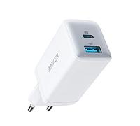 Anker Chargeur USB C, Bloc d'alimentation Compact 65 W 2 Ports, Convient pour MacBook Pro/Air, iPad Pro, Galaxy S22+/S21, Dell XPS 13, Note 20/10+, iPhone 15/Pro, Pixel, etc