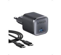 Anker Chargeur USB-C Nano, Chargeur Type C 3 Ports, Recharge Rapide avec Sortie UltraFast 70 W, Compact et élégant, pour iPhone 16/15, MacBook Air, iPad, Pixel, Galaxy, et Autres (câble Inclus)