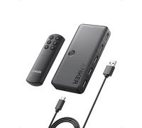 Anker Commutateur HDMI, bidirectionnel 4K à 60 Hz, répartiteur HDMI métallique 4 en 1 avec voyants LED, Prend en Charge 3D, HDR, Dolby, DTS, Compatible avec Xbox, PS5, Roku, TV Stick, projecteur, etc