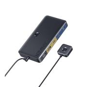 Anker Commutateur KVM HDMI USB 3.0, 5 ports USB 3.0, prend en charge 4K @ 60Hz, contrôle magnétique par bouton, commutation en un clic pour ordinateur portable et de bureau pour Dell, MacBook, iPad