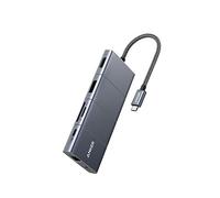 Anker Concentrateur USB C, Station d'accueil PowerExpand 11 en 1, avec HDMI et DP 4K @ 60 Hz, Alimentation 100 W, USB-C et 3 Ports de données USB-A, Ethernet 1 Gbit/s, Audio 3,5 mm, Lecteur de Carte