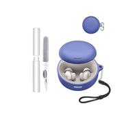 Anker Étui de protection en silicone pour Soundcore Sleep A30 by Anker - Résistant aux chocs, toergy imperméable, doux et durable, avec cordon, porte-clés et outil de nettoyage - Bleu