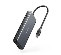 Anker Hub USB-C 555 (8-en-1) - pour Notebook/Monitor - Lecteur de carte mémoire - microSD, SD - 100 W - USB Type C - 1 écrans pris en charge - 4K - 3840 x 2160-2 x Ports USB Type-A - USB Type-A - 1 x