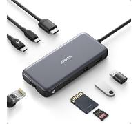 Anker Tech Hub USB‑C PowerExpand 8-en-1 100W – HDMI 4K@60Hz, Ethernet, SD/microSD pour MacBook Pro