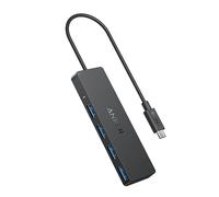 Anker Hub USB C, Adaptateur MacBook Pro avec Multiples Ports USB 3.0, Câble OTG 5 Gbit/s Ultra Fin 8 Pouces, pour MacBook, Mac Pro, Mac Mini, iMac, Surface Pro, XPS, PC, Clé USB, Disque Dur Portable