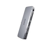 Anker Hub USB C pour iPad USB-C, hub USB-C 541 (6 en 1) avec port HDMI 4K, port USB-C multifonction, emplacements pour cartes SD et microSD, pour iPad Pro 5e génération/iPad Air 5e génération/iPad