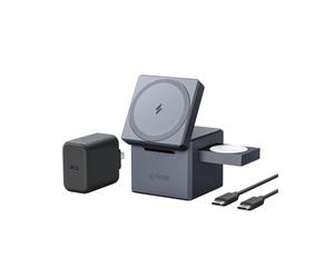 Anker Innovations Y1811G11 Chargeur Secteur/USB 30W Noir, Recharge Sans Fil & Rapide, Compatible MagSafe, Câble USB-C inclus, 1.5m