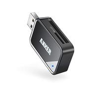 Anker Lecteur de carte mémoire 8-en-1 USB 3.0 Noir pour ordinateur, compatible avec Mac et plusieurs formats de carte mémoire