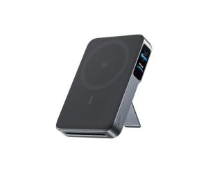 Anker MagGo 2 Pro Batterie Externe MagSafe 10000mAh Qi2.2 25W | Refroidissement Actif, Recharge 45 W max, écran Intelligent, support, pour iPhone 18/17/16/15/14 et plus