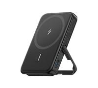Anker MagGo 322 A1618G11 Noir - Batterie Externe 5000 mAh Recharge Sans Fil 7.5W - USB-C 12W - Charge Rapide - 66.5x96x15mm - 125g