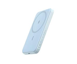 Anker MagGo 621 Batterie Externe magnétique sans Fil 5000 mAh, Power Bank Charge Rapide, Pliable et avec USB-C, pour iPhone séries 17 pro/16/15/14/13 et Autres (Bleu)