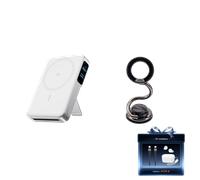 Anker MagGo Batterie externe 2 Pro + Support magnétique en métal à bras extra-long Argent étoilé