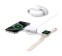 Station de recharge sans fil Anker MagGo (3-en-1, coussinet pliable) Blanc