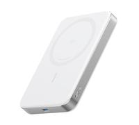 Batterie Externe - ANKER - MagGo - 10 000 mAh - Recharge Induction 15 W - Design Ultrafine Blanc