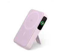 Anker MagGo Power Bank, Chargeur Mobile Rapide Compatible MagSafe 15 W certifié Qi2, Batterie 10 000 mAh, écran Intelligent et Support Pliable, pour iPhone 15/14/13/12, avec câble USB-C