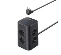 Anker Multiprise avec Interrupteur, Tour de Charge 12 en 1 | Charge USB C Rapide 20W, 8 Prises Ca, 4 Ports USB, Câble d'extension de 2 m, pour le Bureau, la Maison, le Jeu