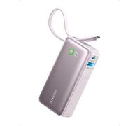 Anker Nano Batterie Externe 10000 mAh avec câble USB-C intégré, Puissance maximale PD 30 W avec 1 Port USB-C & A, Compatible avec iPhone 17 Pro Max/16/15/14/13, MacBook, Galaxy, iPad, AirPods