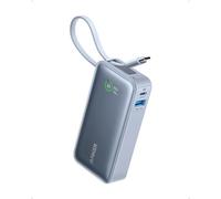 Anker Nano Batterie Externe 10000 mAh avec Câble USB C Intégré | Puissance Maximale PD 30W, 1 Port USB C & 1 Port USB A, pour iPhone 17 Pro Max/16/15/14/13, MacBook, Galaxy, iPad, AirPods