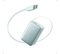 Anker Nano Batterie Externe 10000 mAh et Câble Rétractable InstaCord 70 cm | Banque d'alimentation Compacte 45W Max, Affichage Intelligent, pour iPhone 16 Pro Max, iPad, Galaxy, Pixel