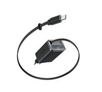Anker Nano Chargeur iPhone USB C 35W, Chargeur Compact Haute Vitesse 2 Ports avec câble rétractable et Durable Anker InstaCord, pour iPhone série 16/15/14, iPad, Pixel, et Bien Plus Encore