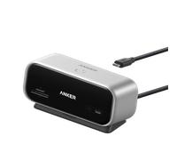 Concentrateur USB-C Anker Nano (10-en-1, 240 Hz, écran intelligent) Blanc